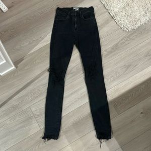 AGOLDE Los Angeles Premium Black Skinny Jeans